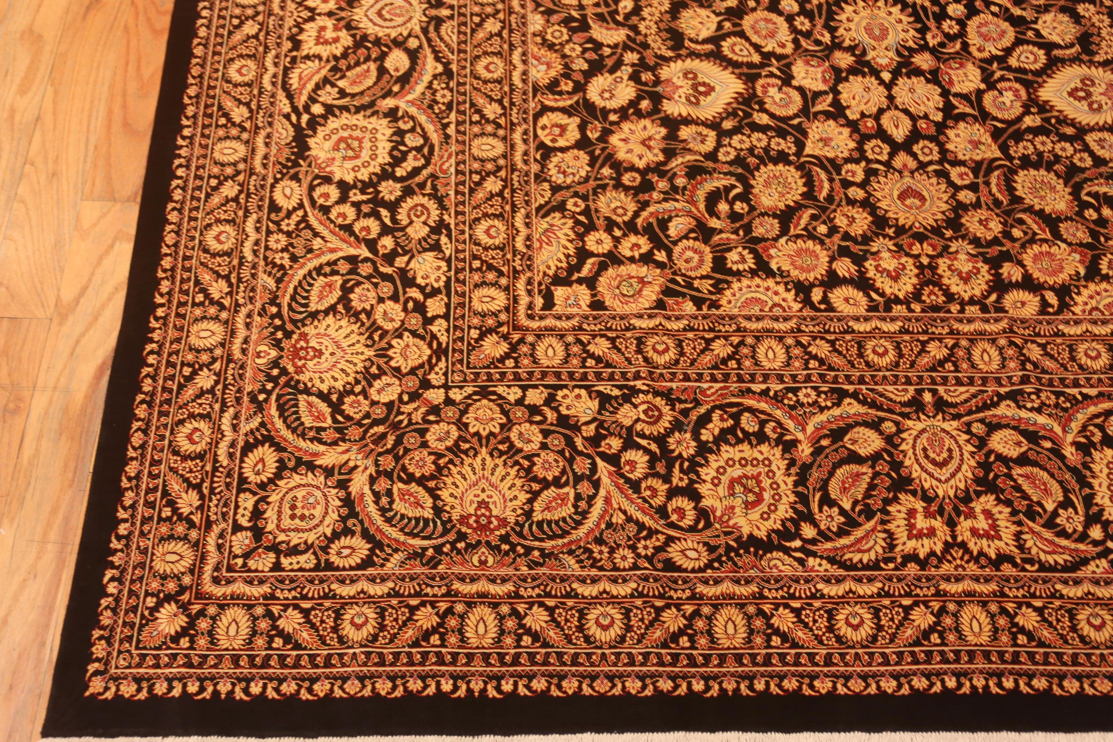 Breathtaking Fine Traditional Vintage Persian Silk Qum Luxury Rug 9'10