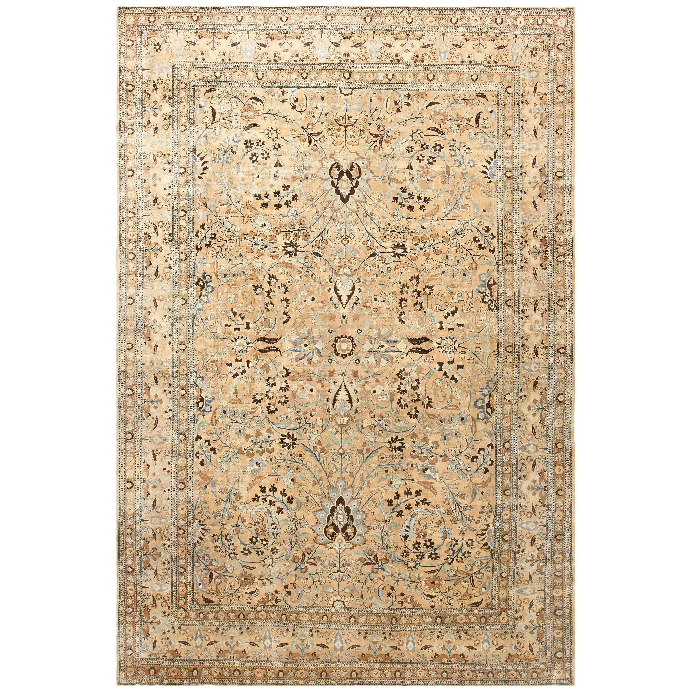 Nazmiyal Collection  Antique Persian Khorassan Rug. Size: 11' 8" x 17' 9" For Sale