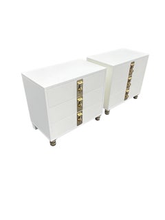 Breathtaking Pair of Vintage Chests by William Doezema for Mastercraft