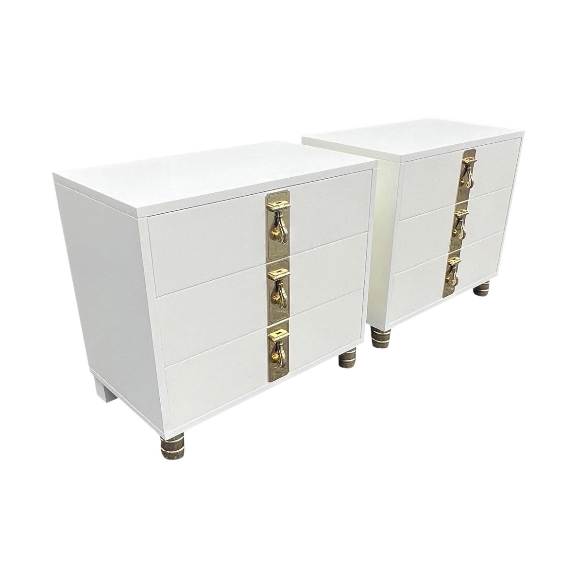 Breathtaking Pair of Vintage Chests by William Doezema for Mastercraft