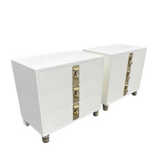 Breathtaking Pair of Vintage Chests by William Doezema for Mastercraft