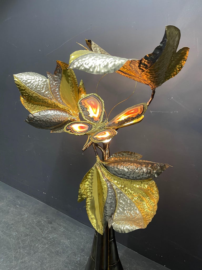 Breathtaking Unique Illuminated Sculpture or Floor Lamp by Artist Isabelle Faure For Sale 12