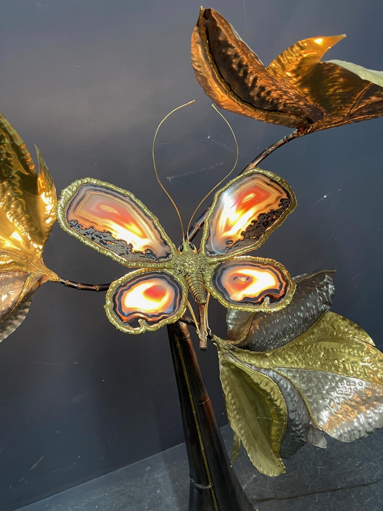 Breathtaking Unique Illuminated Sculpture or Floor Lamp by Artist Isabelle Faure For Sale 13