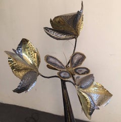 Sculpture ou lampadaire unique enluminée à couper le souffle de l'artiste Isabelle Faure