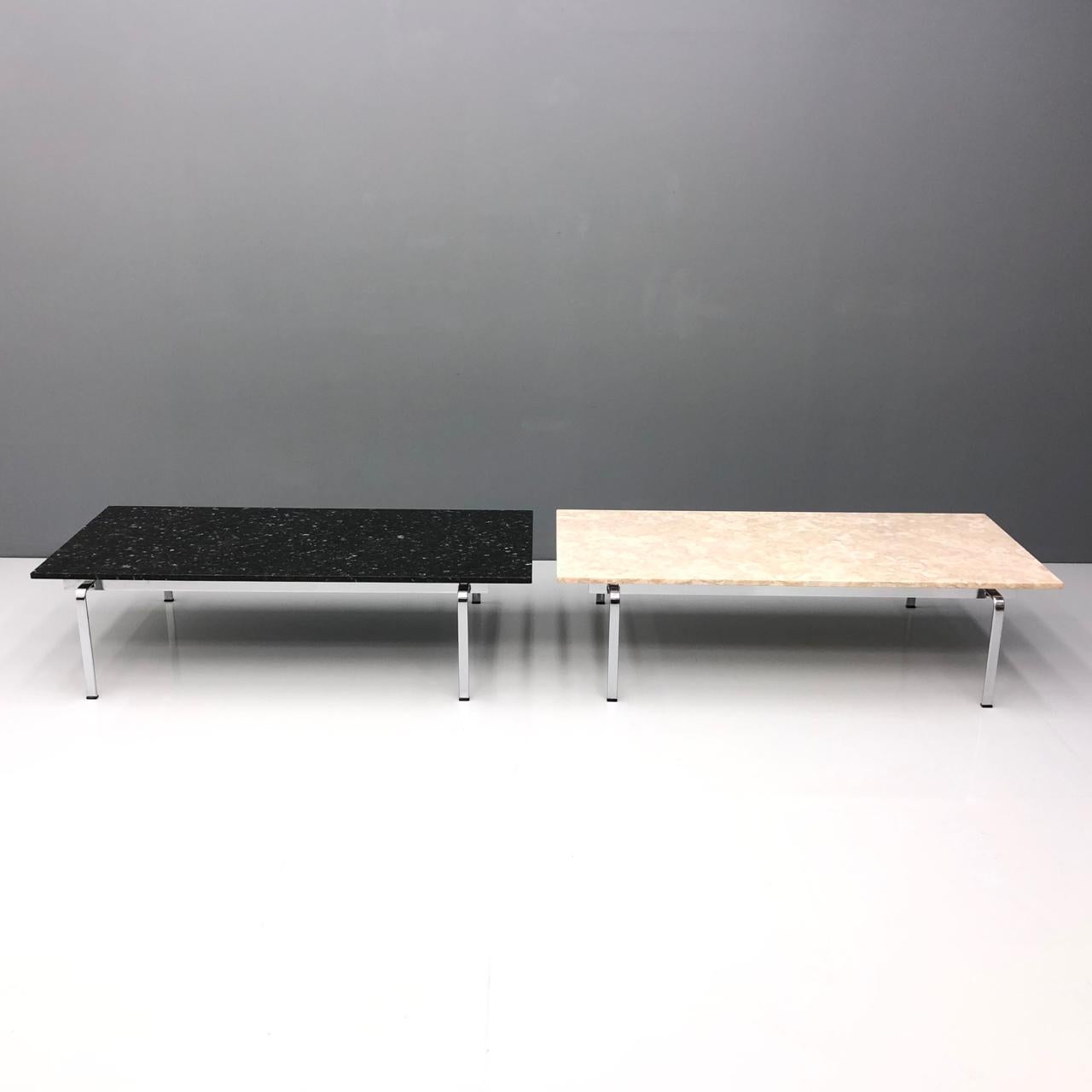 Scandinavian Modern Preben Fabricius & Jorgen Kastholm Coffee Table FK 91 White Marble Kill Int.