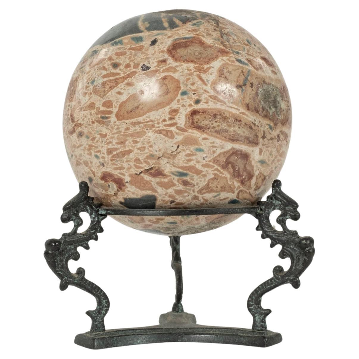 Breccia Marble Sphere