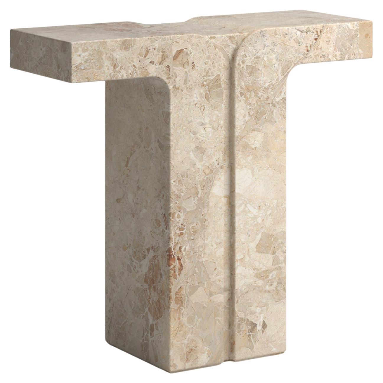 Breccia Pernice T-02 Marble Console by Serafini