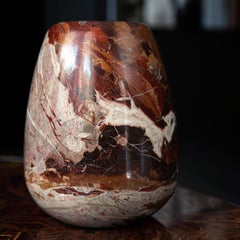 Breccia Pontificia Vase h25 design Franco Albini - edit by Officina della Scala