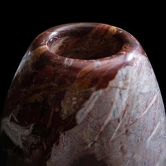 Breccia Pontificia Vase h50 design Franco Albini - edit by Officina della Scala