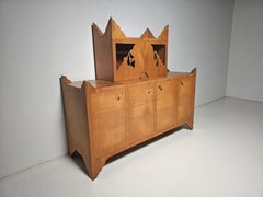 Buffet Breccia am designs par Ugo La Pietra, Italie, années 1980