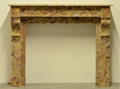 Breche D' Alep Marble Fireplace Mantel