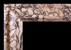 Breche Violette Marble Bolection Fireplace, Baroque Style, England