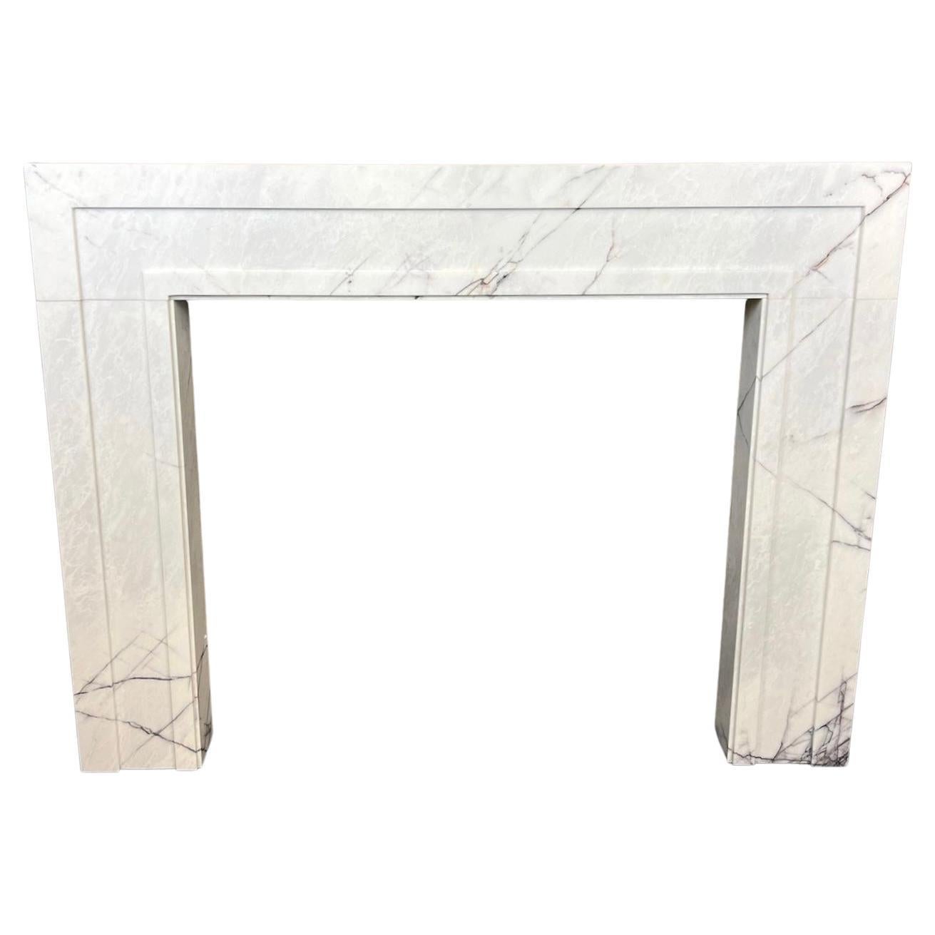 Breche Violette Marble Fireplace Mantlepiece