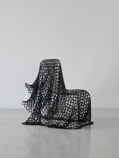 Breeze Chair realizzata con reti riutilizzate e resina epossidica da Iranzo