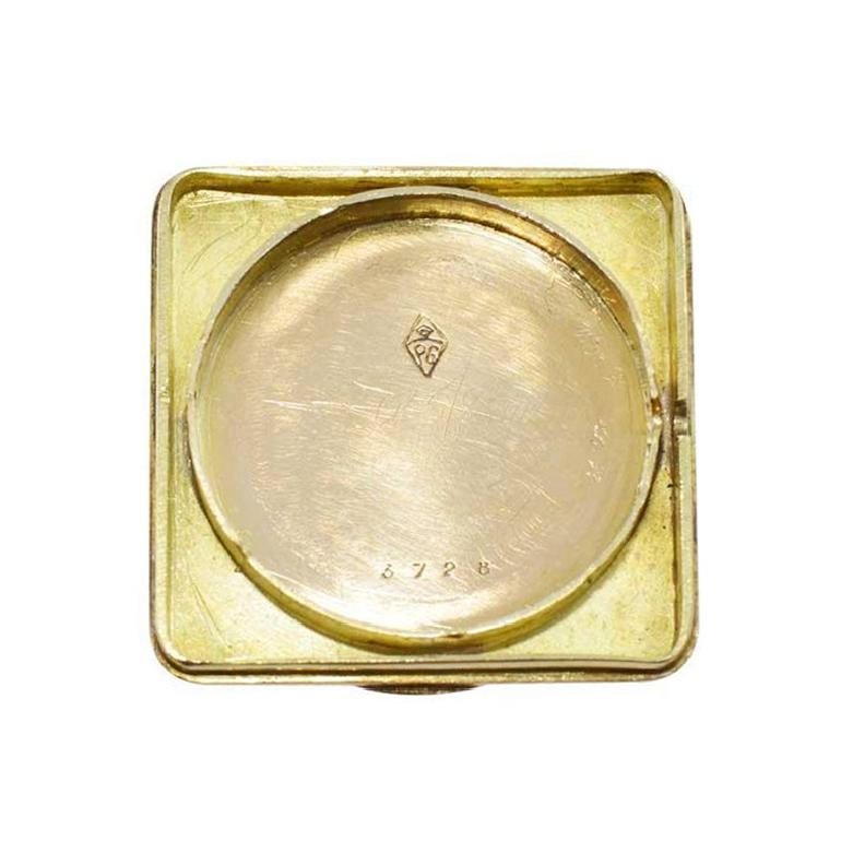 Breguet 18Kt. Yellow and White Gold Art Deco Watch with Articulated Lugs, 1930's For Sale 11