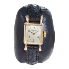 Orologio Breguet a carica manuale in oro giallo 18kt stile Art Déco, anni '50 circa