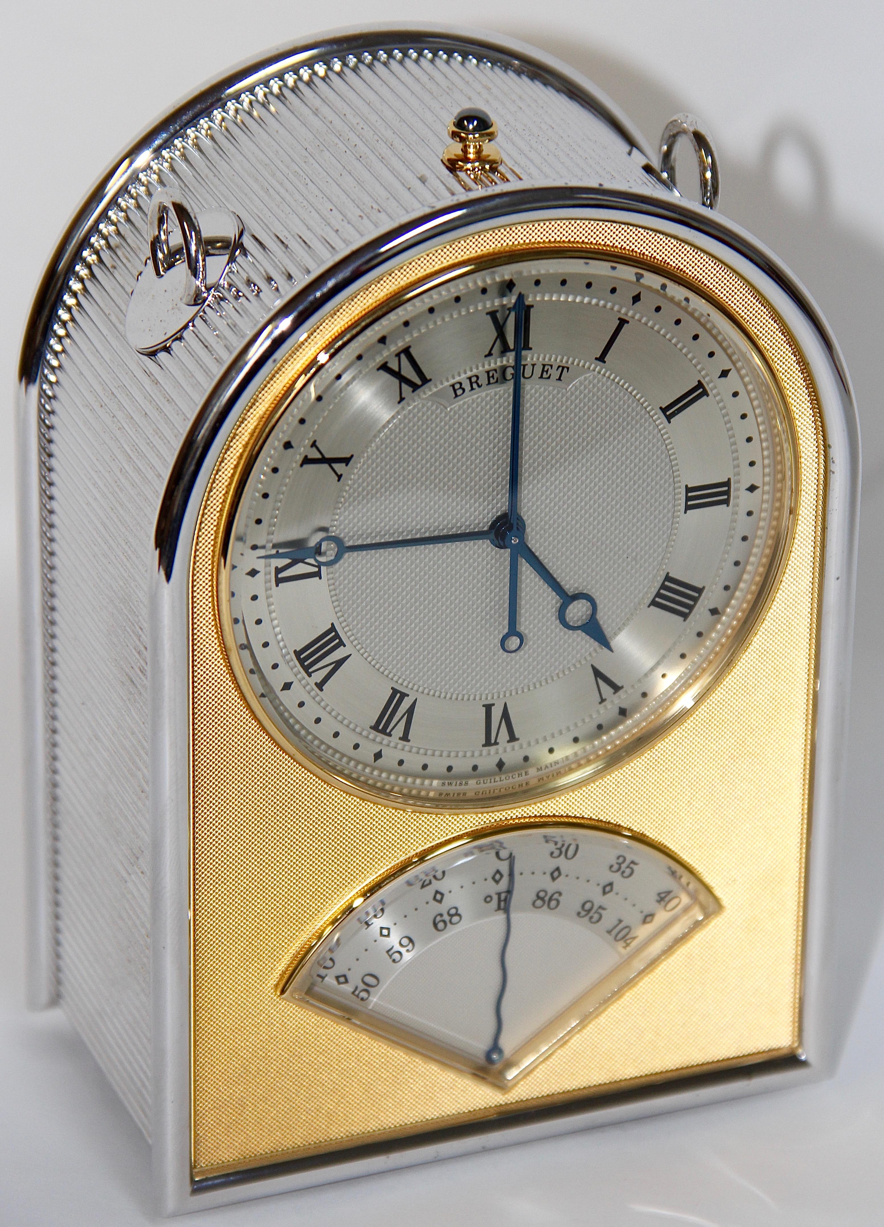 Breguet 6190AG12 Grande Complication, Schreibtischtisch, Hump Back Uhr Chronograph im Zustand „Hervorragend“ in Berlin, DE