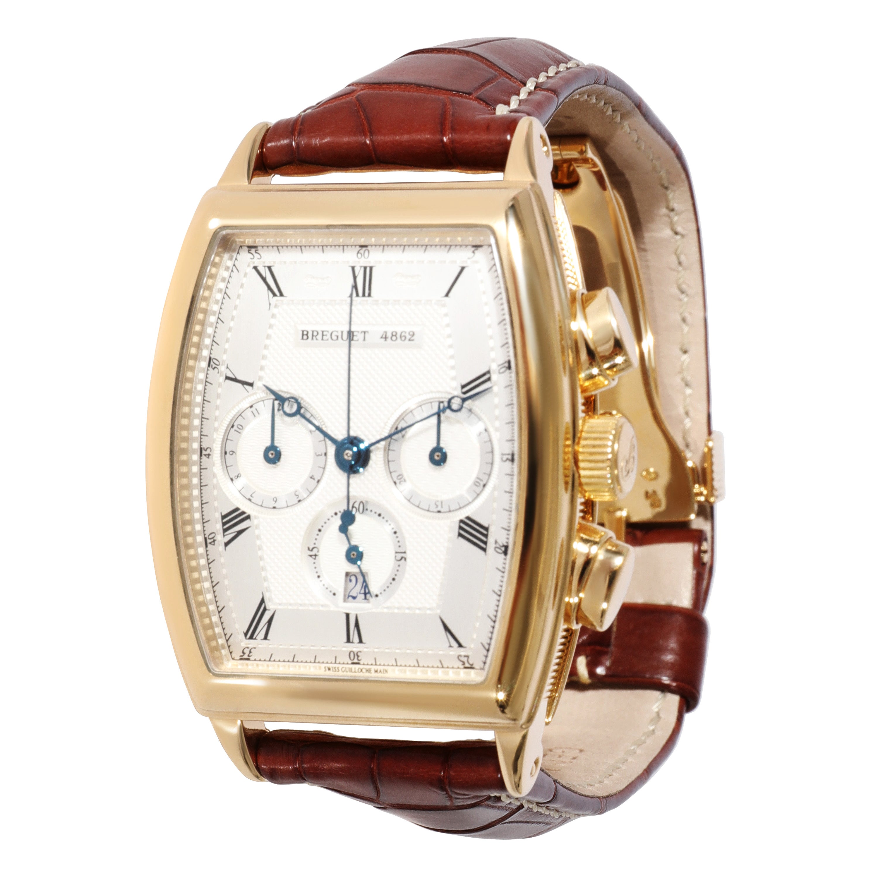 Herrenuhr aus Gelbgold mit Automatik Ref 5460 5460BA/12/996 von Breguet