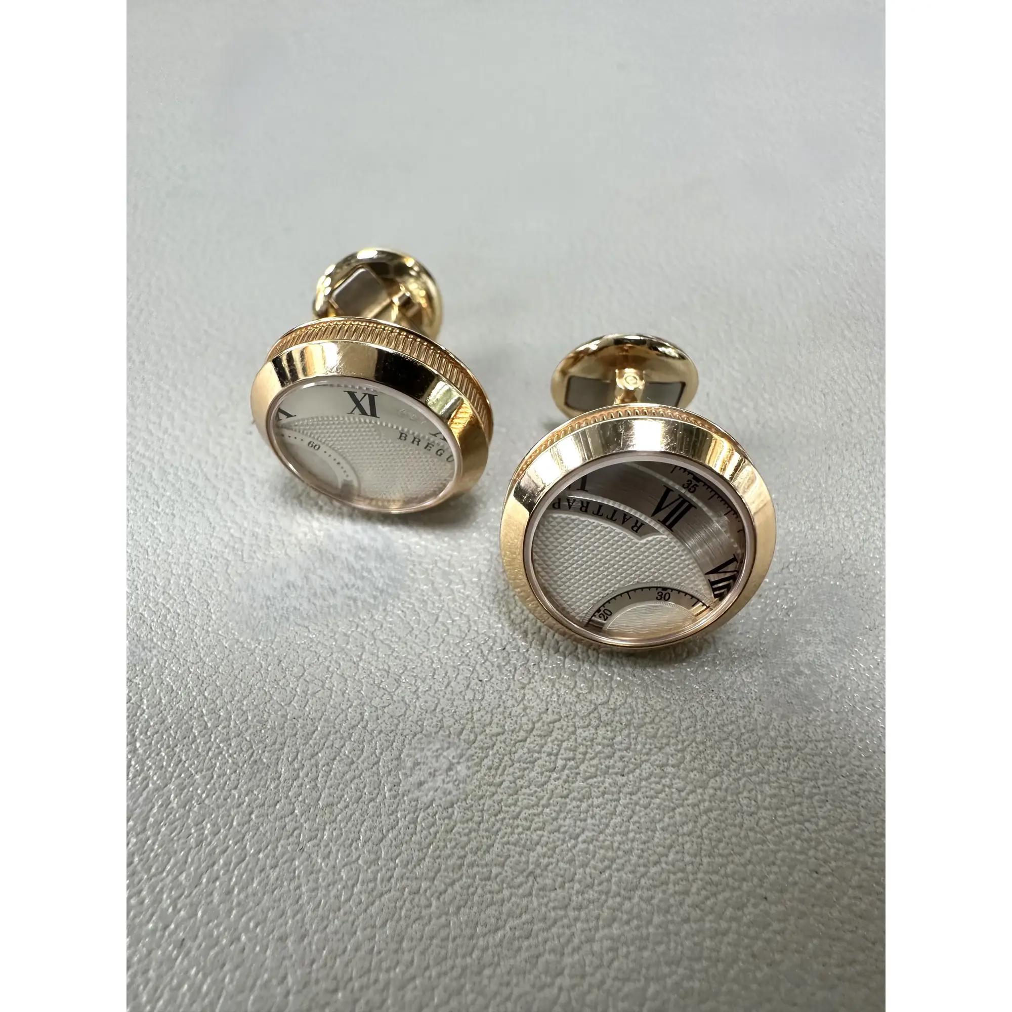 Breguet Cadran Guilloche Manschettenknöpfe in runder Form 18K Roségold YB4590 Herren im Angebot