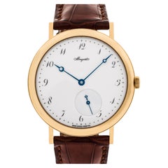 Breguet Classic 18k Yellow Gold and Leather Strap, Ref 5140 Auto Watch
