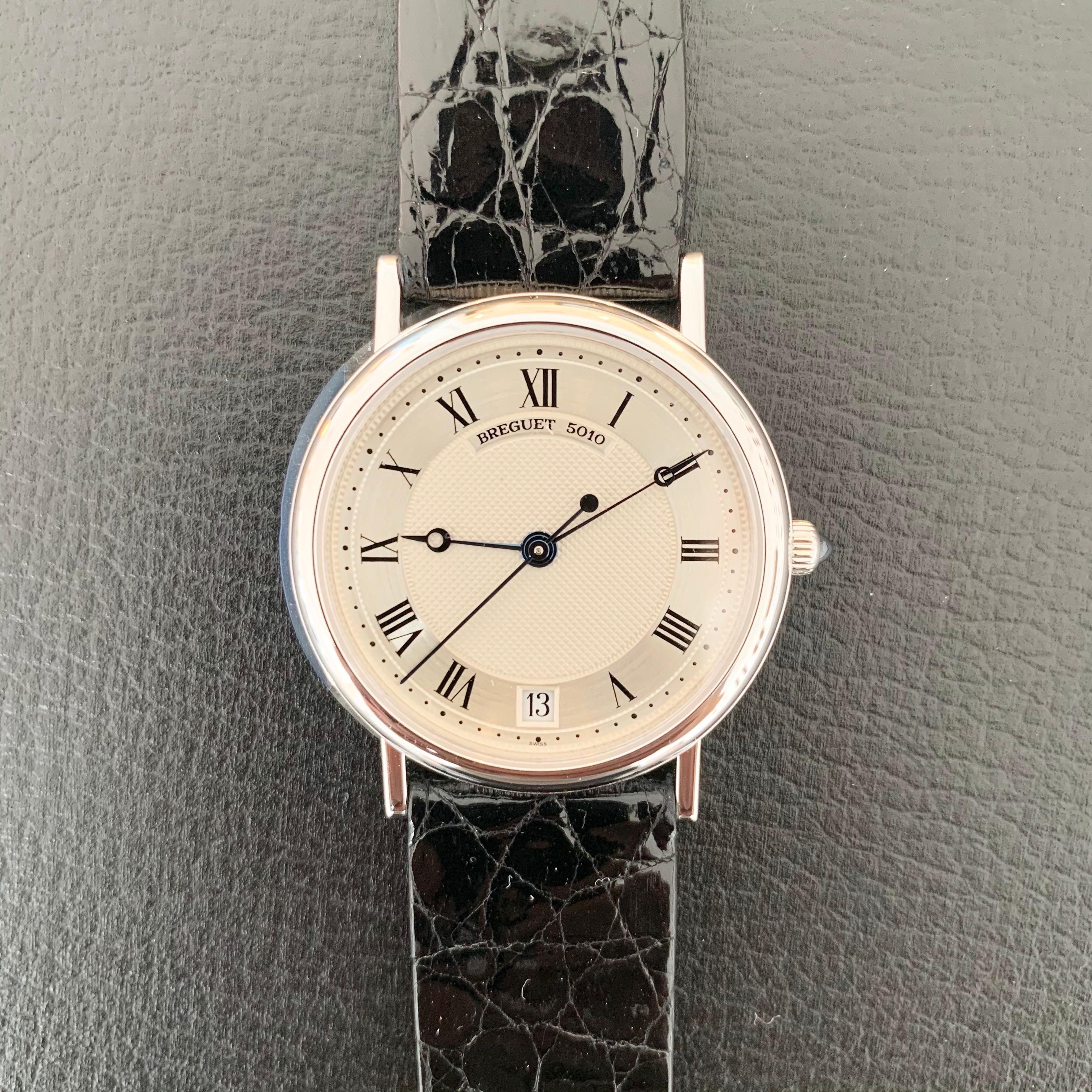 Breguet Classic 3325, 18 Karat White Gold, circa 1990 6