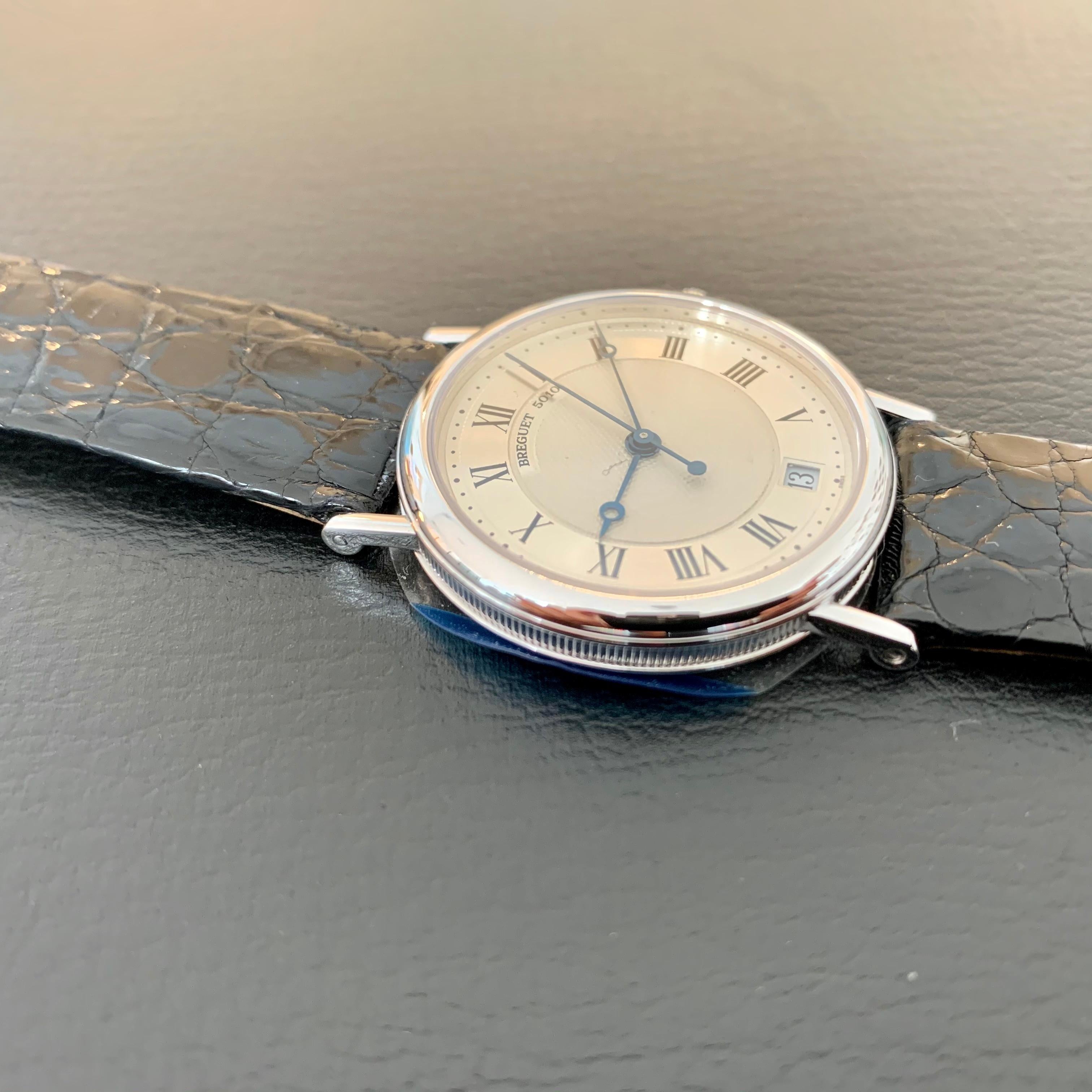 Breguet Classic 3325, 18 Karat White Gold, circa 1990 5