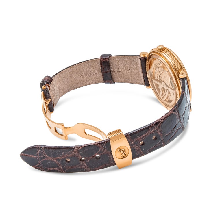 Breguet Classique 3137 Power Reserve Rose Gold Wristwatch at