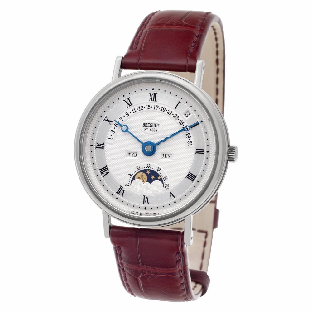 Breguet Classique Reference #: 3787bb. Mens Automatic Self Wind Watch White Gold Silver 36 MM. Verified and Certified by WatchFacts. 1 year warranty offered by WatchFacts.

