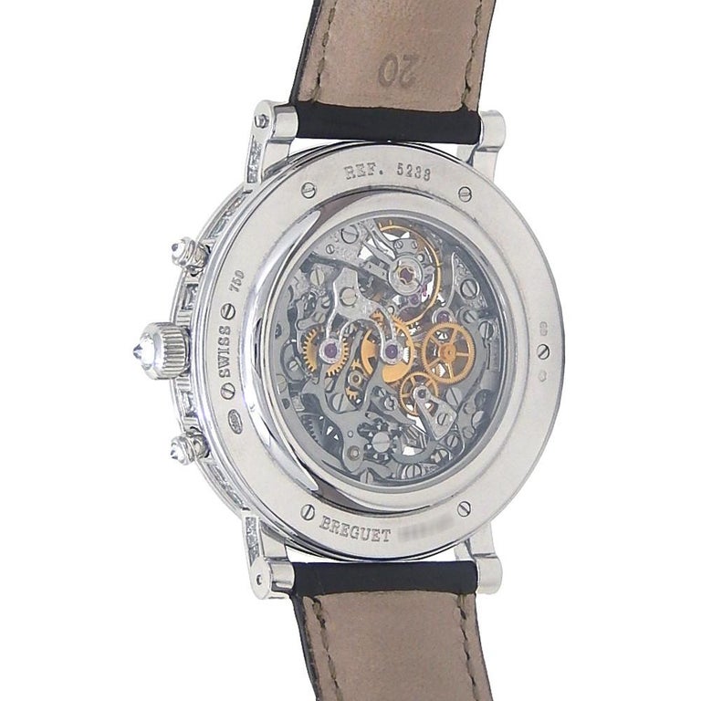 Breguet Classique 5238BB/10/9V6.DD00, Silver Dial, Certified & at 1stDibs