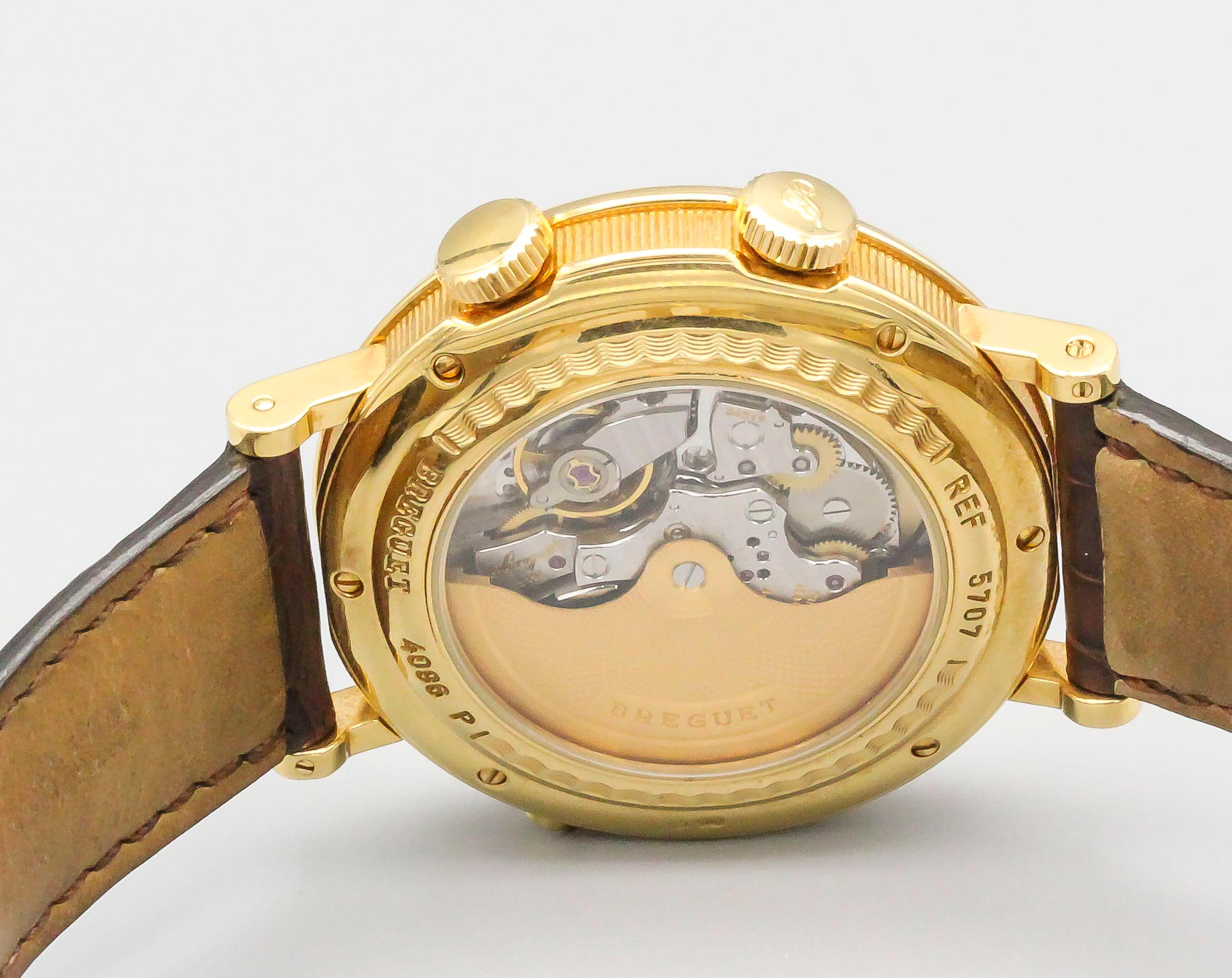 Men's Breguet Classique Alarm Le Reveil du Tsar 18 Karat Yellow Gold 5707BA