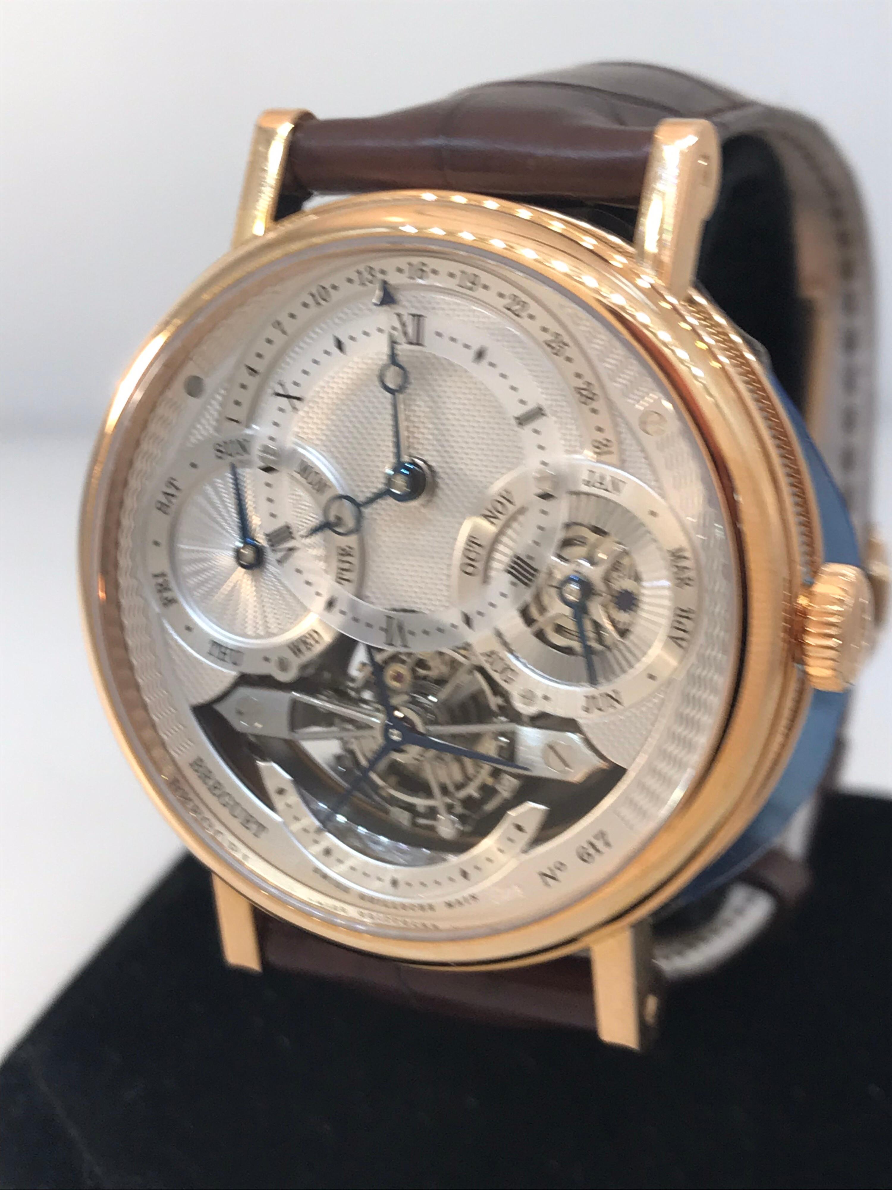 Breguet Classique Complications Rose Gold Men's Watch 3797BR/1E/9WU Brand New In New Condition For Sale In New York, NY
