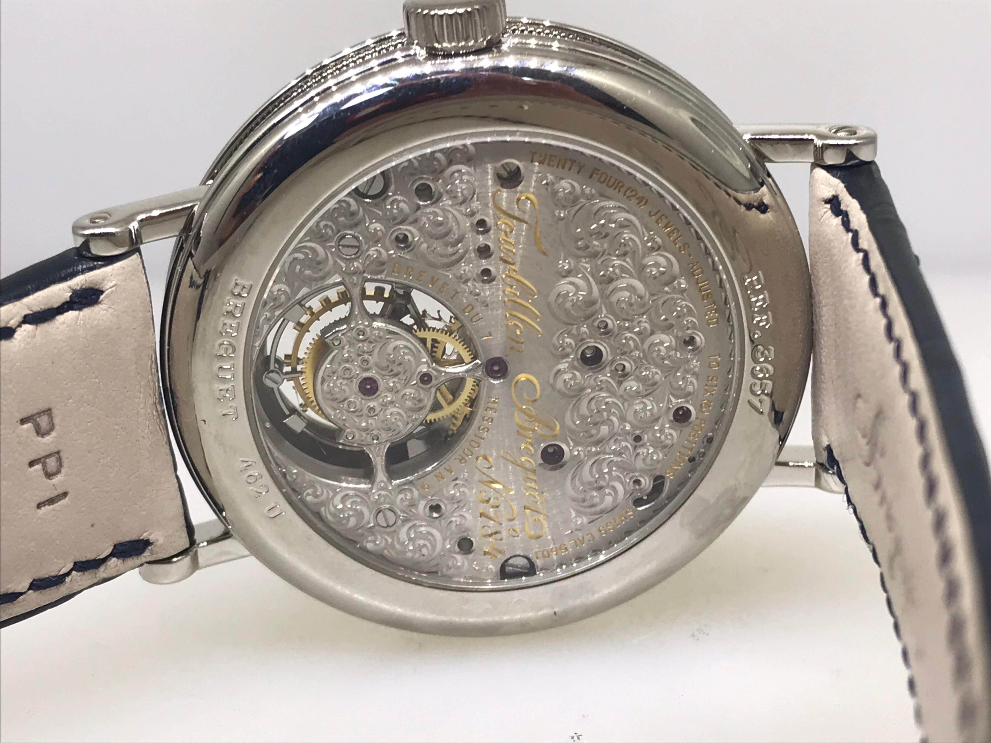 Breguet Classique Complications Toubillon Power Reserve Mens Watch 3657pt/12/9v6 For Sale 6