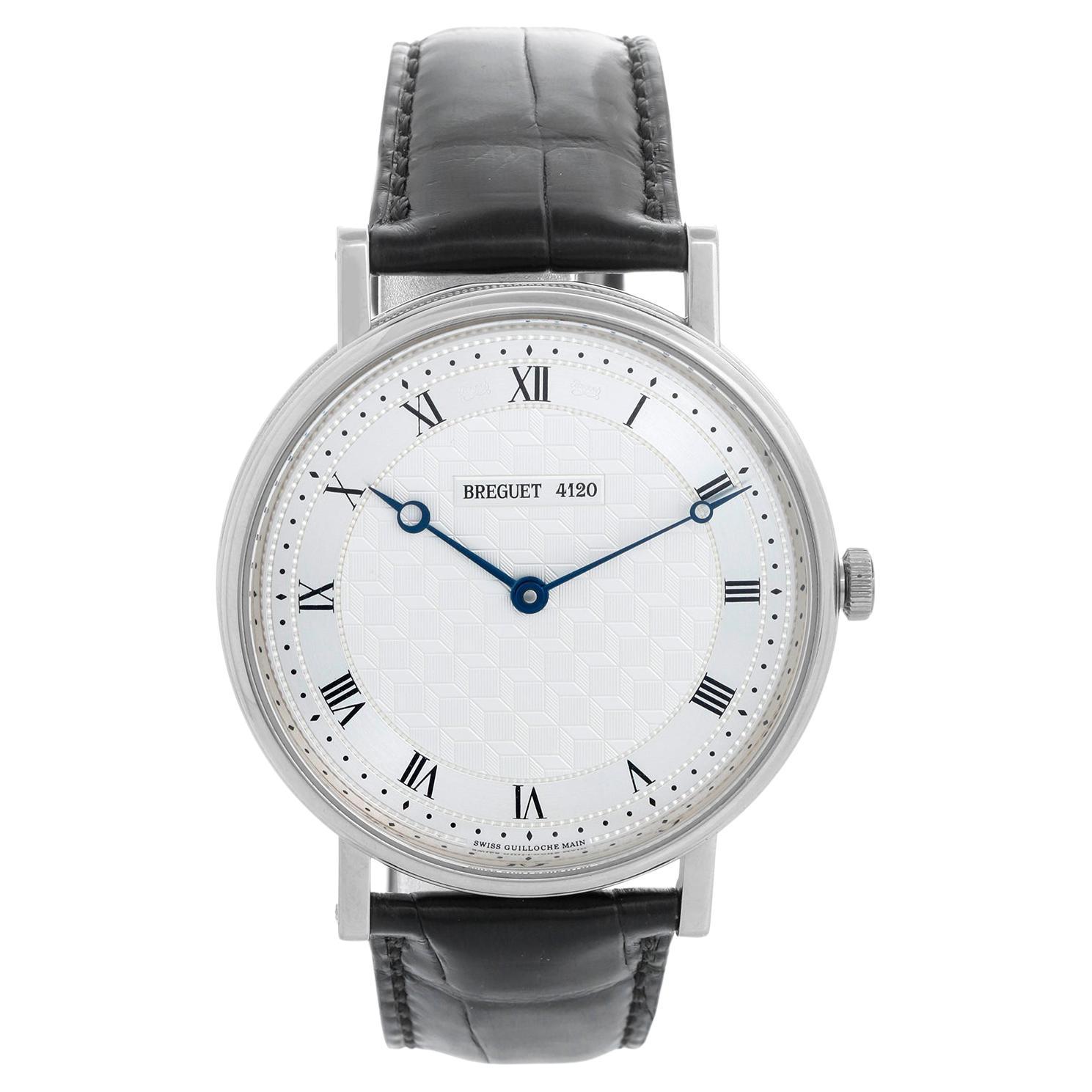 Breguet Classique Extra Thin White Gold Men's Watch Ref 5967 For Sale