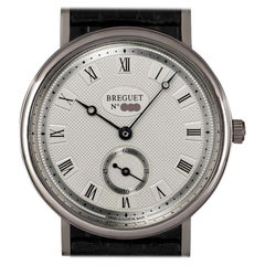 Breguet Classique Gents White Gold Silver Dial 3910 Manual Wind Wristwatch