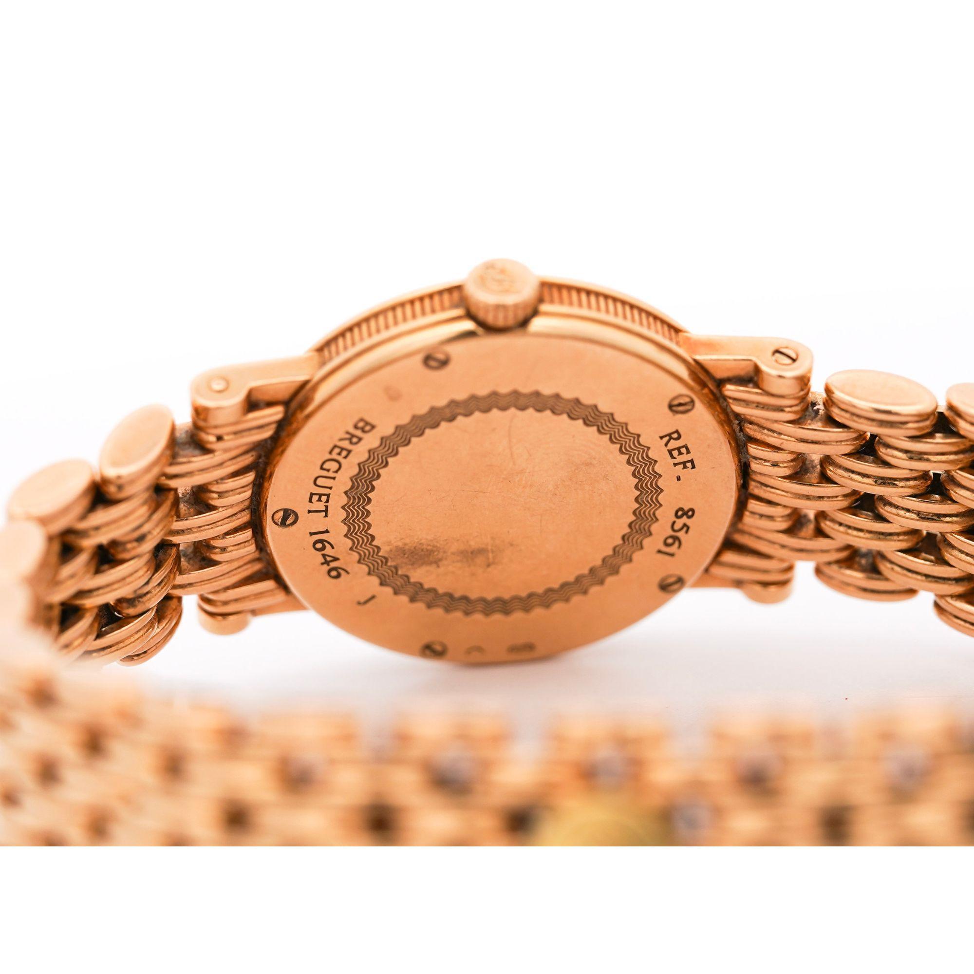 Breguet Classique Ladies Diamond in 18K Gold 25mm Watch For Sale 3