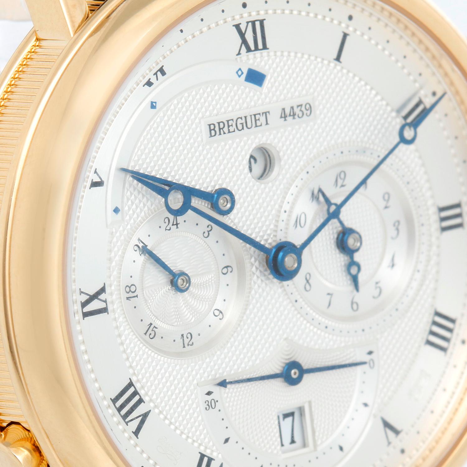 Breguet Classique Le Rveil du Tsar Alarm Dual Time 18k Yellow Gold Men's Watch 5 1