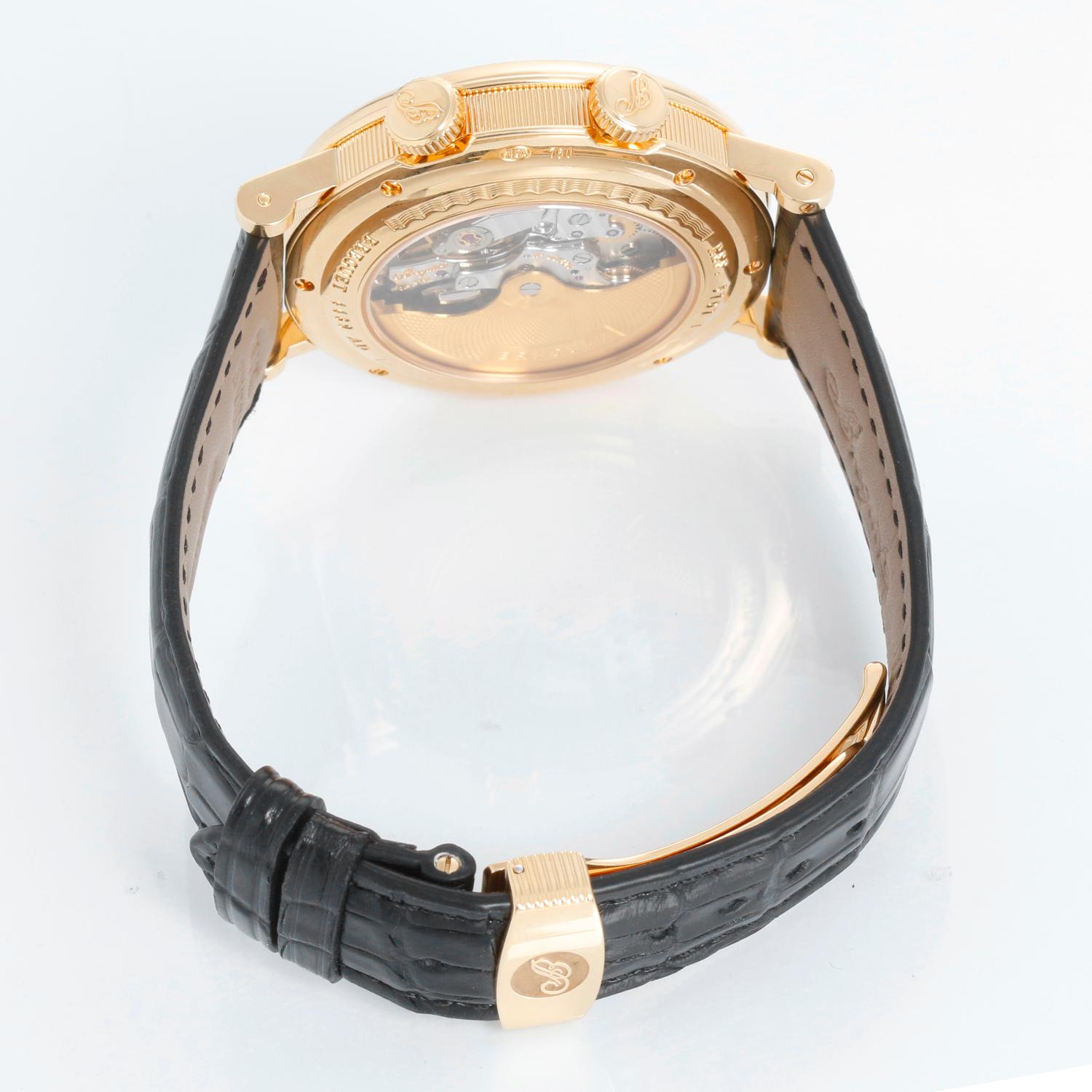 Breguet Classique Le Rveil du Tsar Alarm Dual Time 18k Yellow Gold Men's Watch 5 5