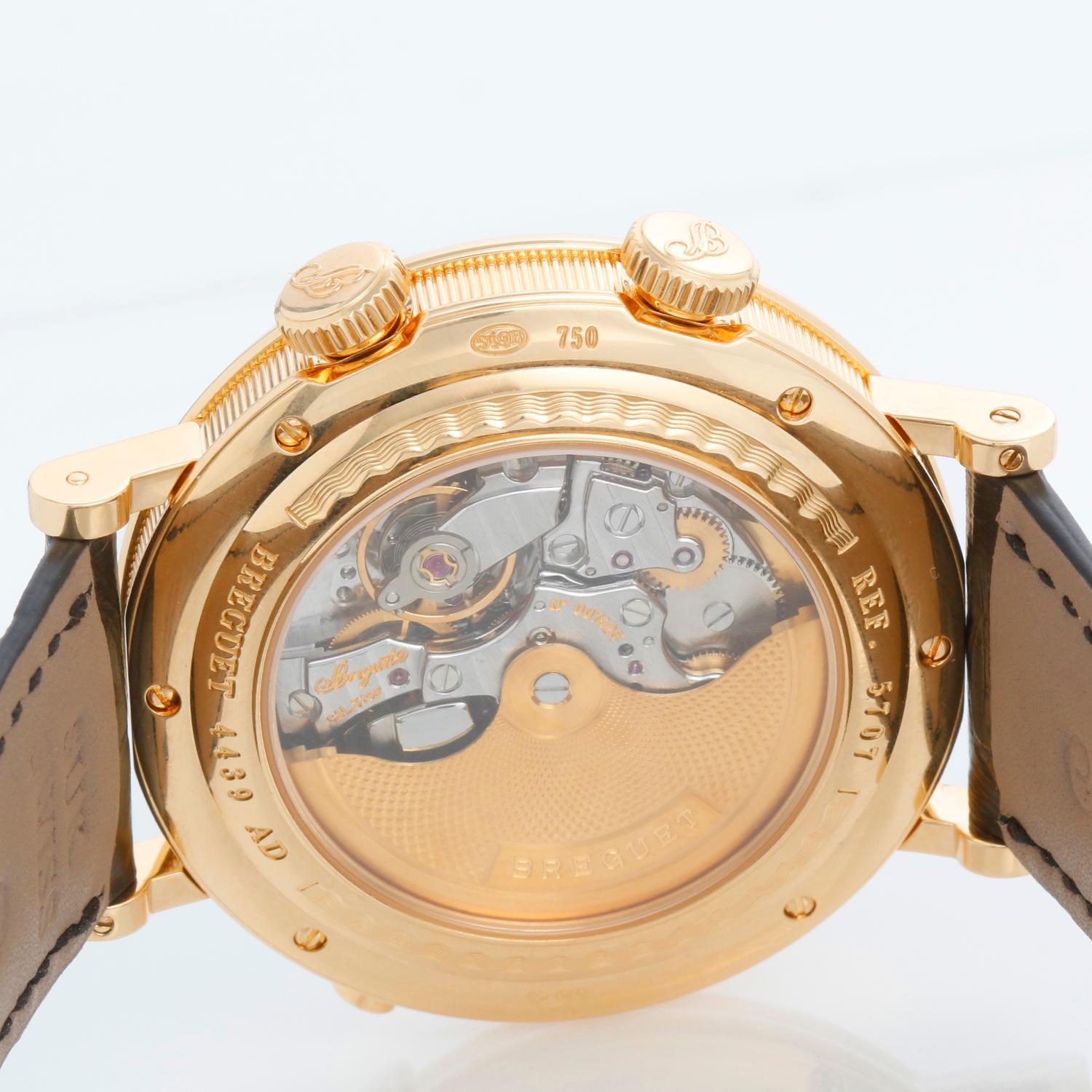 Breguet Classique Le Rveil du Tsar Alarm Dual Time 18k Yellow Gold Men's Watch 5 6