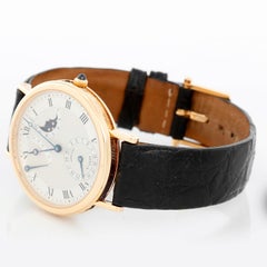 Breguet Classique Moonphase Power Reserve 18k Yellow Gold Men's Watch Ref 3130