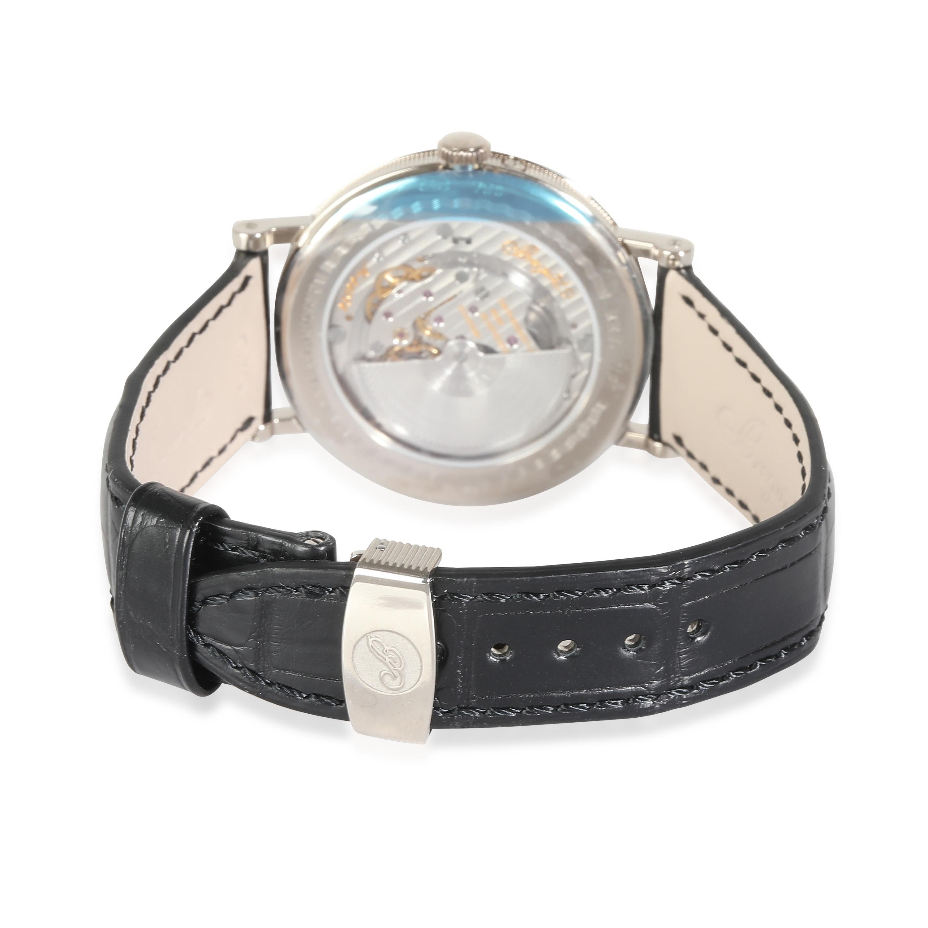Breguet Classique Power Reserve 7137BB/11/9V9 Montre pour hommes  Or blanc

SKU : 135019

DÉTAILS PRIMAIRES
Marque : Breguet
Modèle : Classique Réserve de marche
Pays d'origine : Suisse
Type de mouvement : Mécanique : Automatique/Kinétique
Année de