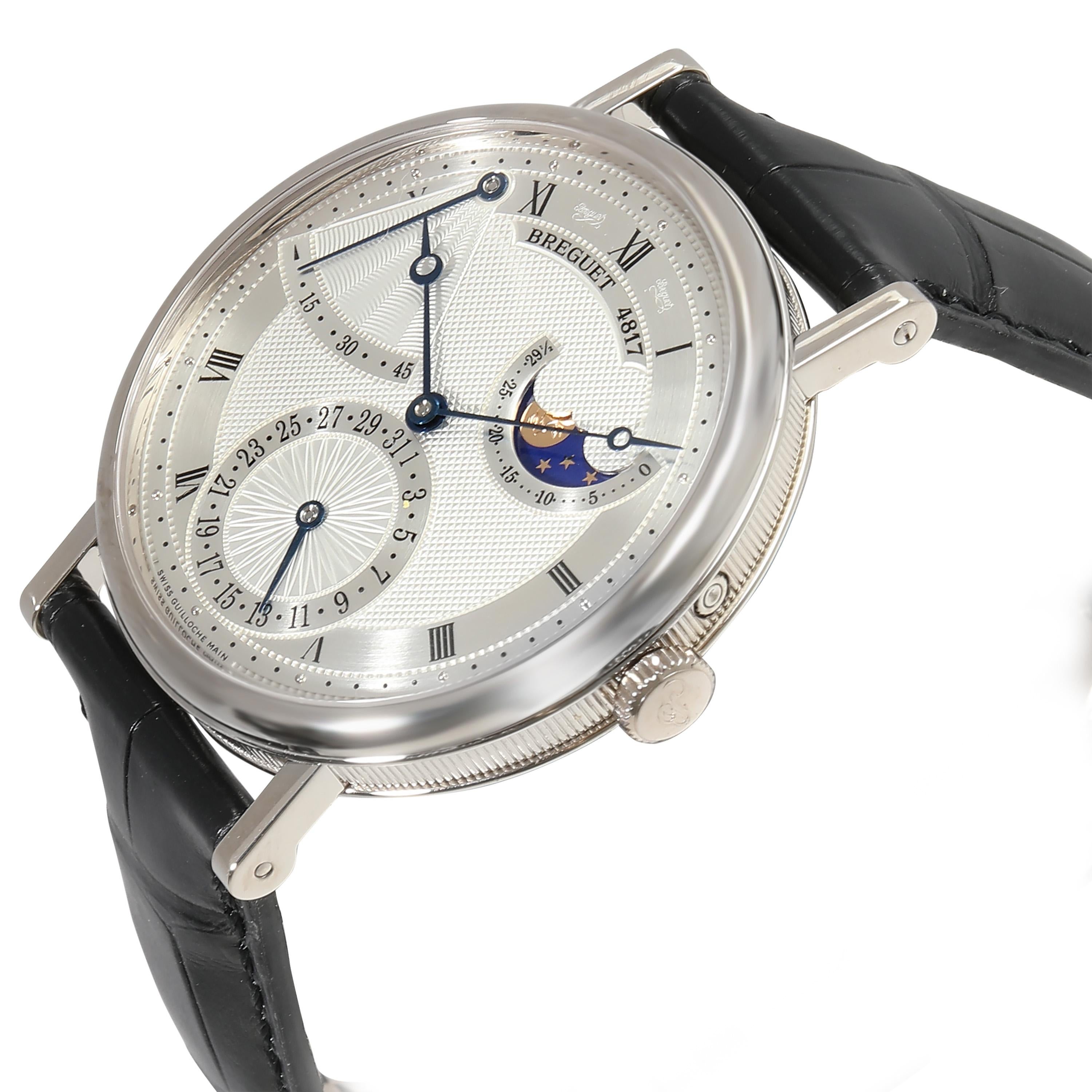 Breguet Classique Power Reserve 7137BB/11/9V9 Montre pour hommes  Or blanc Excellent état - En vente à New York, NY