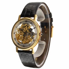 Breguet Classique Ultra Slim Skeleton 18 Karat Yellow Gold Automatic Watch 3030