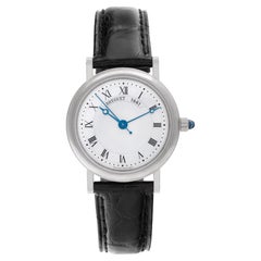 Breguet Classique Watch in 18k White Gold with Original Mother of Pearl Roman