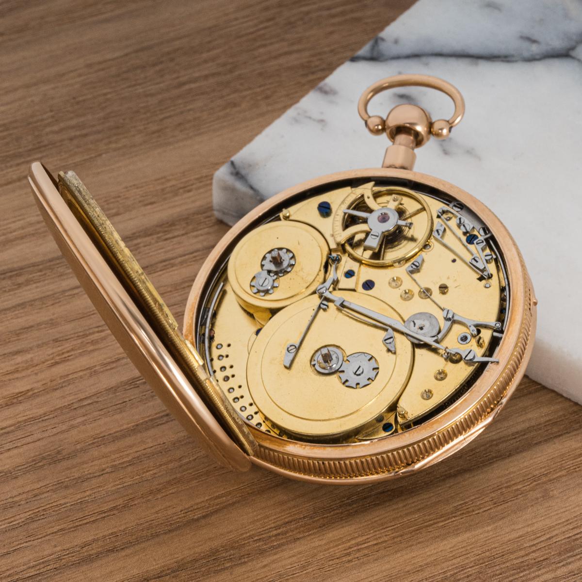 Breguet et Fils. A Gold Musical 1/4 Repeater Pocket Watch C1830 In Good Condition For Sale In London, GB