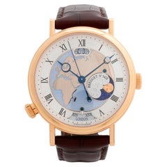 Breguet Hora Mundi "Europa" 5717BR, caja de 44 mm, oro rosa de 18 quilates, hora mundial, año 2012