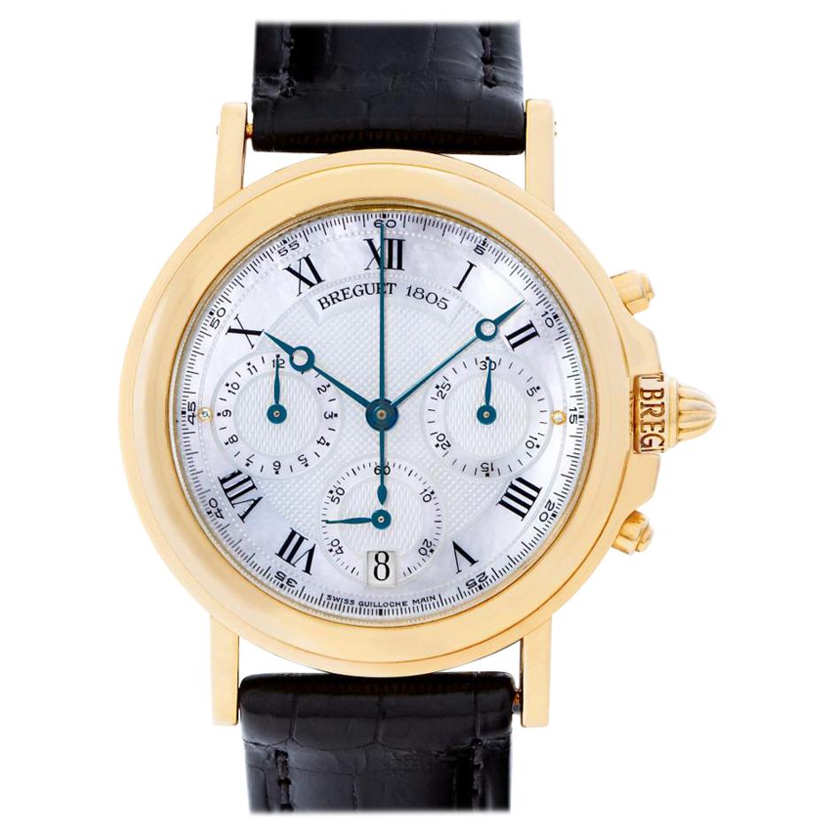 Breguet Horloger de la Marine 3460BA/12/996 18 Karat Auto Watch For Sale
