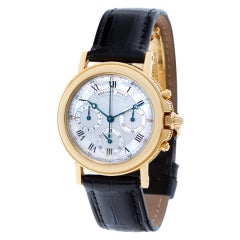 Breguet Horloger de la Marine Chronograph Watch in 18k Yellow Gold Ref. 3460BA