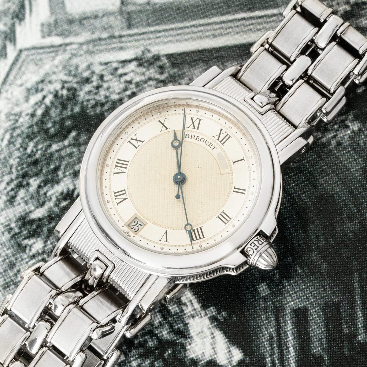 Breguet Horloger De La Marine White Gold For Sale 2