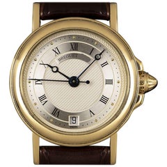 Breguet Horologer De La Marine Ladies 18 Karat Yellow Gold Silver Dial 3400