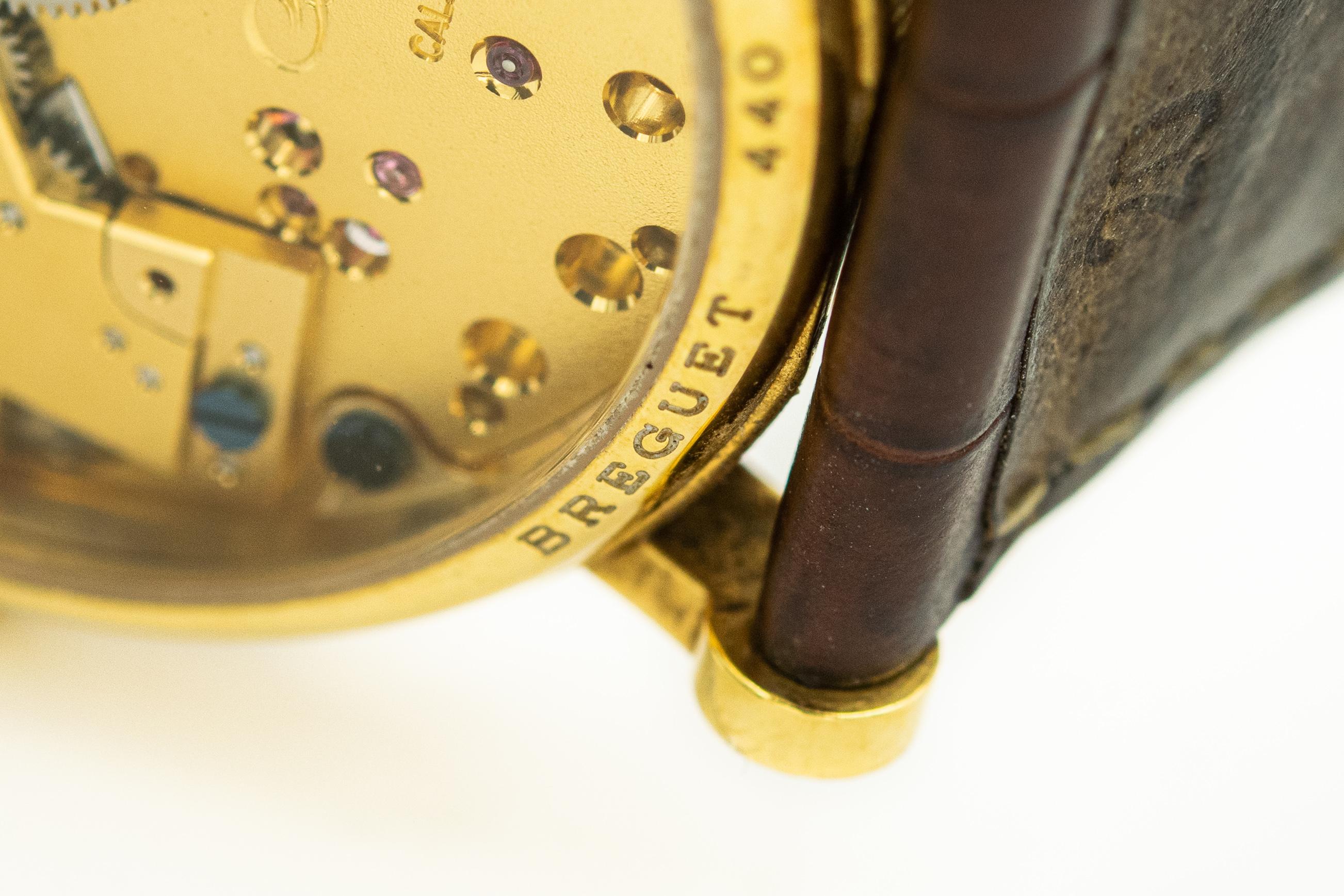 Breguet La Tradition 18k Yellow Gold Wristwatch Ref. 7027 In Good Condition In Miami Beach, FL